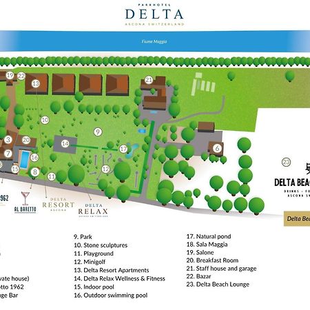Villa Favorita - Parkhotel Delta 아스꼬나 외부 사진