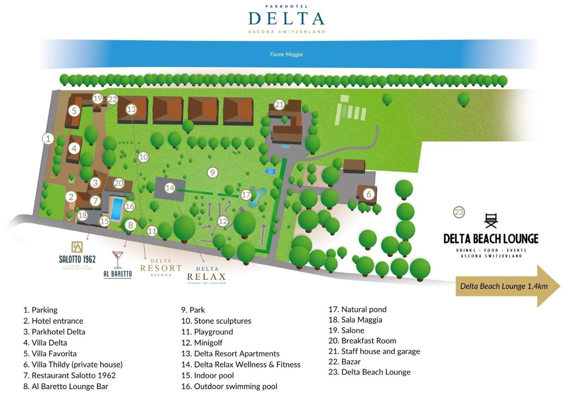 Villa Favorita - Parkhotel Delta 아스꼬나 외부 사진
